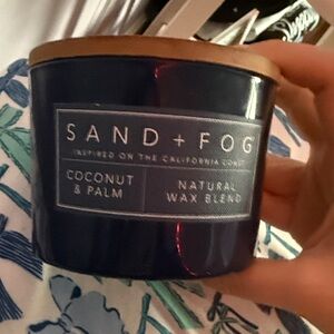 Coconut & Palm Natural Wax Blend Candle - Navy